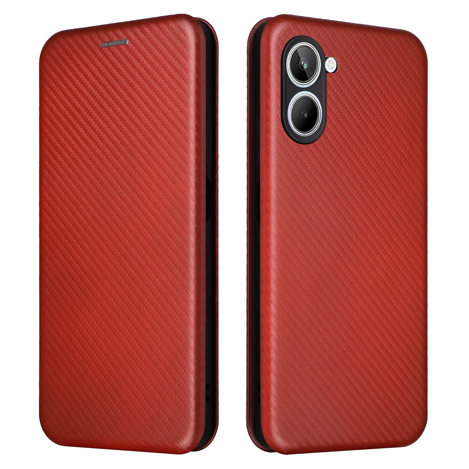 For Realme 10 4G Anti-Scratch PU Leather Phone Case Magnetic Auto-absorbed Carbon Fiber Texture Card Slot Stand Flip Cover For Realme 10 4G Anti-Scratch PU Leather Phone Case Magnetic Auto-absorbed Carbon Fiber Texture Card Slot Stand Flip Cover